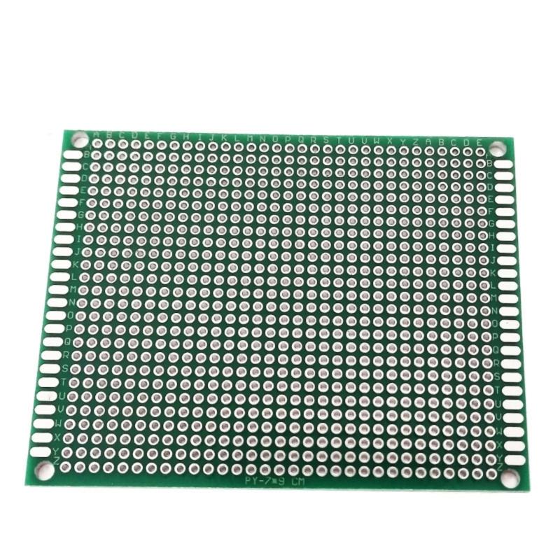 1Pcs 1.6mm Thick Fiberglass Circuit Boards with Pre Tinned Holes for DIY Soldering Practice