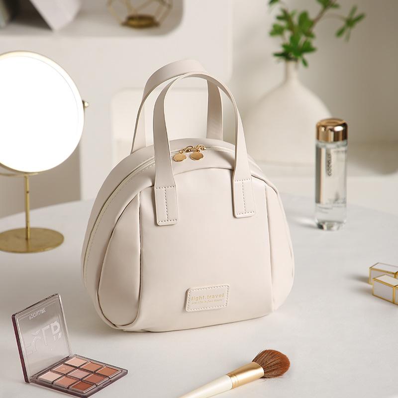 

Органайзер для макияжа Женский дорожный набор для туалетных принадлежностей Кейс для макияжа Сумка-органайзер Роскошная женская коробка, Косметичка, Сумка-органайзер для путешествий На молнии белый