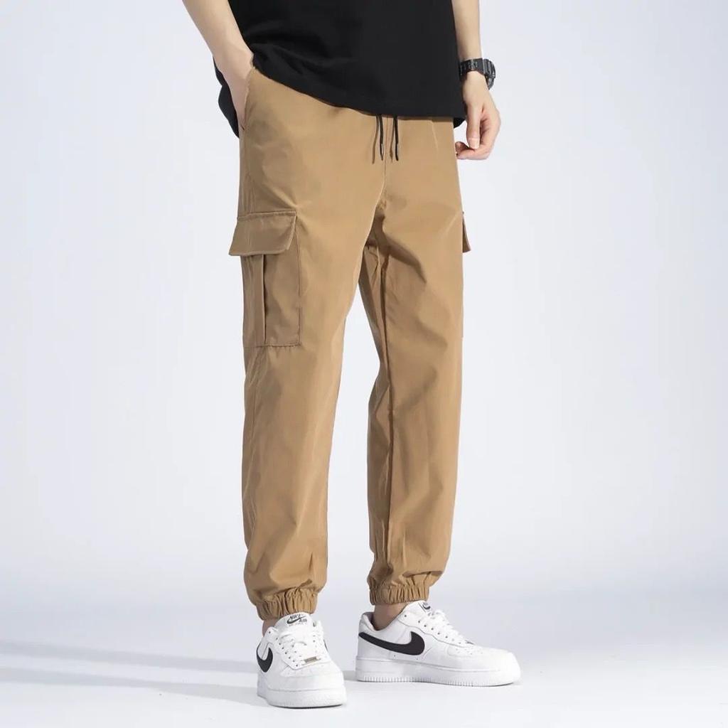 New Men's Sports Casual Pants Tooling Casual Pants Spring and Autumn Trendy Brand Fashion Versatile Men's Clothing Big