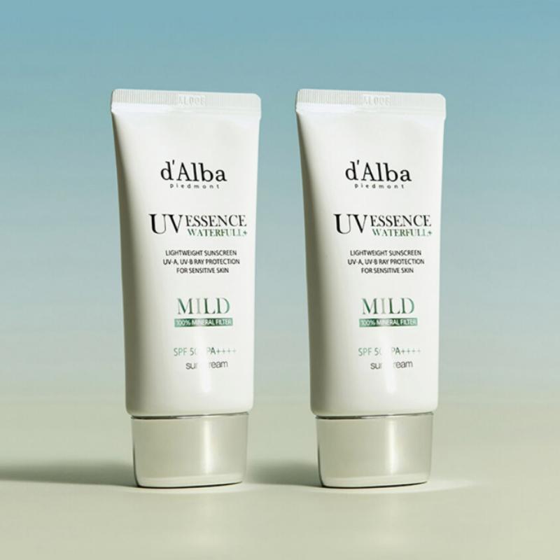 d'Alba Waterful Mild Sun Cream Duo Set (50ml + 50ml)