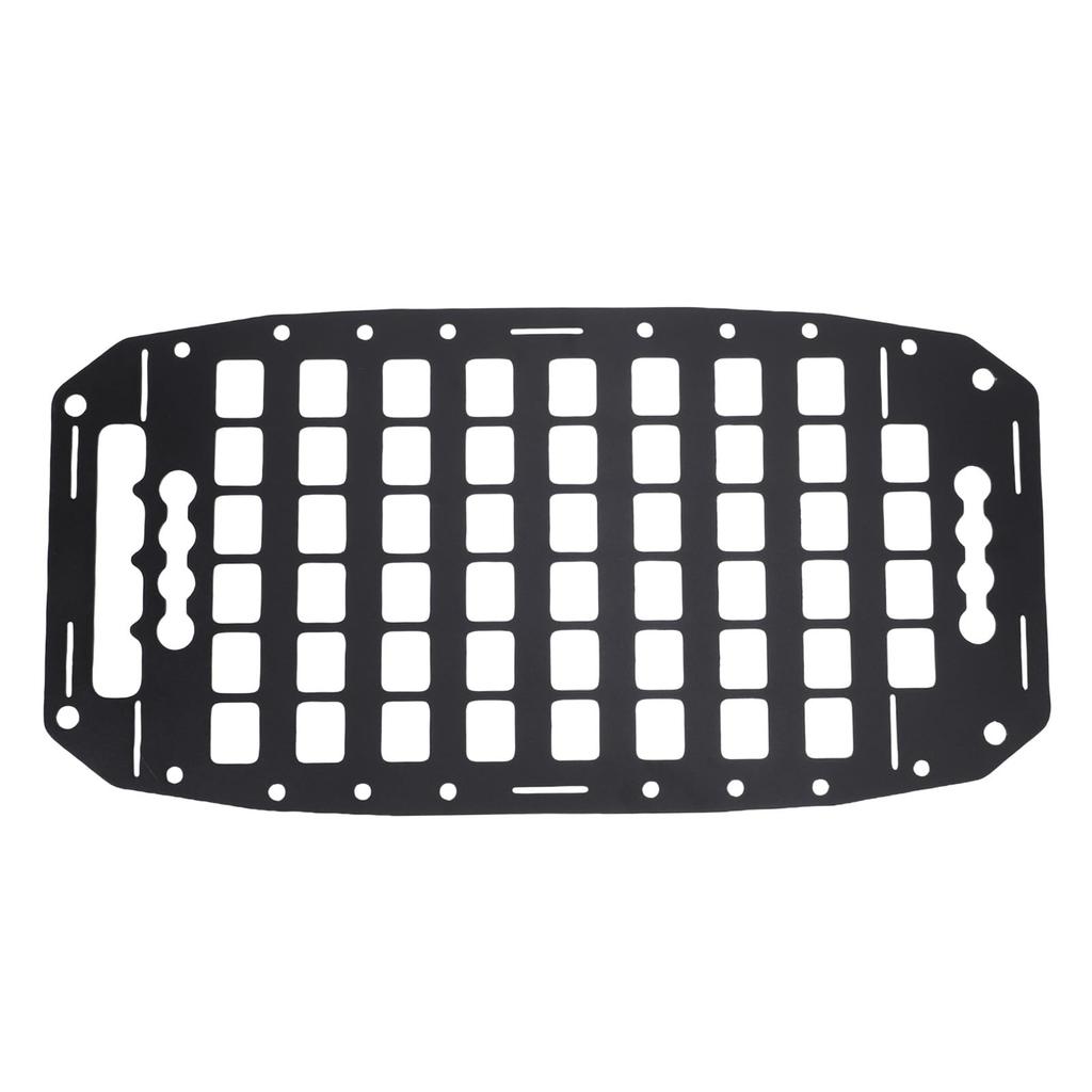 SOCOCO MOLLE Panel for Truck Storage Inches Sandblasted Tool Interior for Pickup Modular Storage Easy Installation and Removal Bed, Aluminum, L-Truck