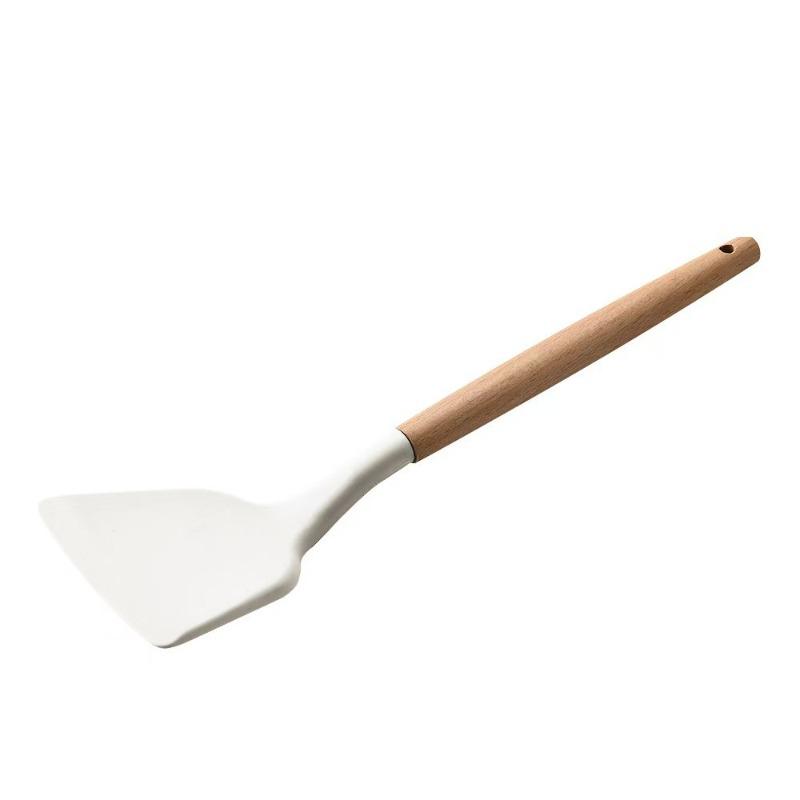 Kitchenware Food Grade Silicone Spatula Non Stick Pan for Stir Frying Kitchen and Home Use Spatula Pancake Maker