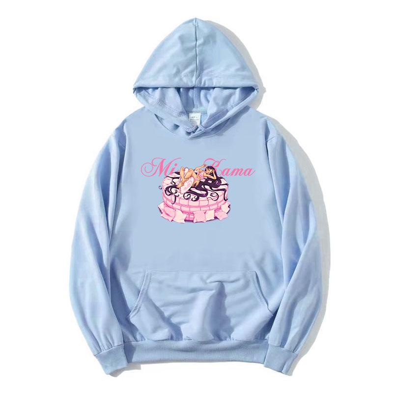 Paloma Mami Sängerin Druck Hoodies Langarm Cartoon Grafik Sweatshirts für Damen Lässig Herbst Fleece Damen Pullover Mädchen