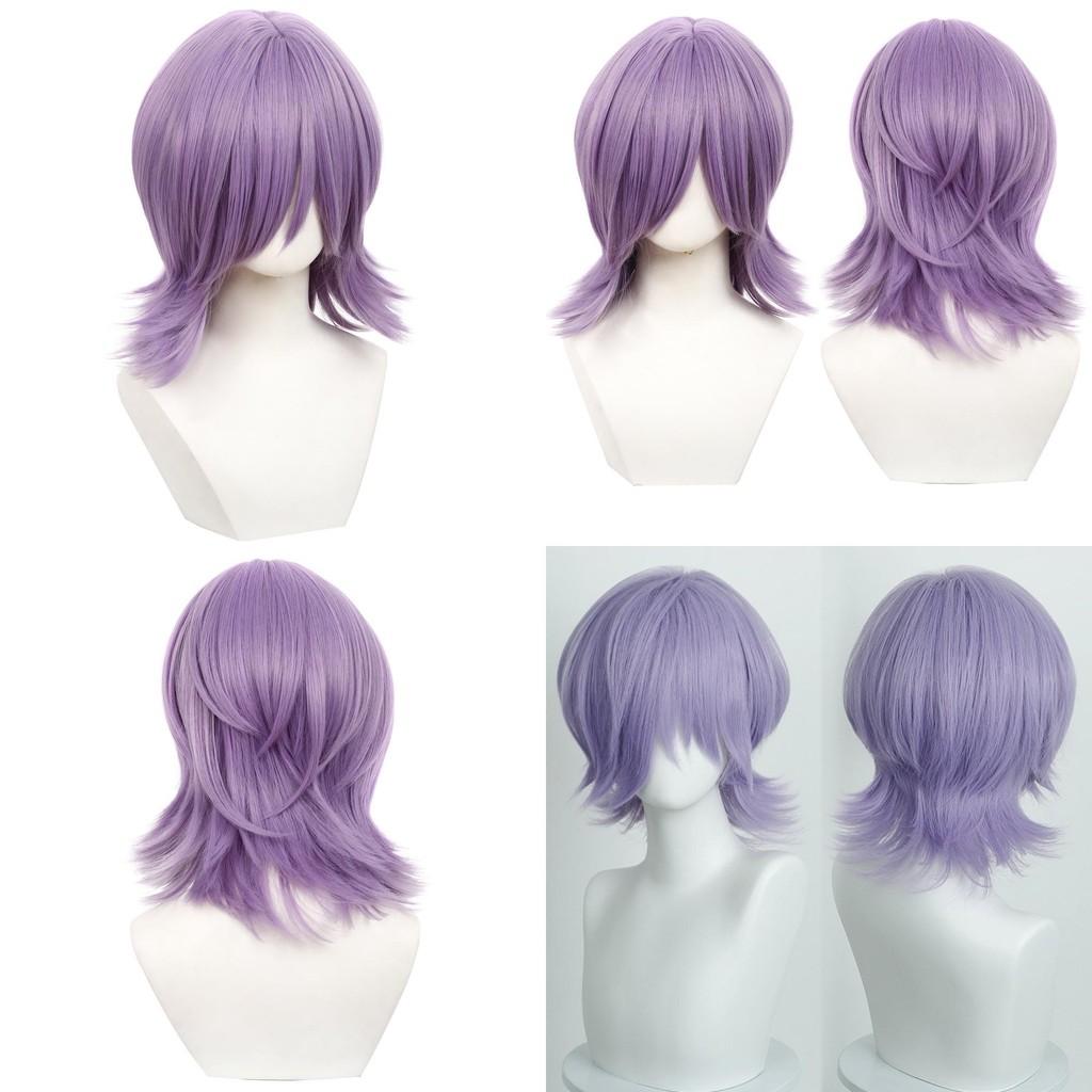 Kpop Demon Hunters Cosplay Wig With Short Straight Hair And Asymmetric Bangs For Anime Fans