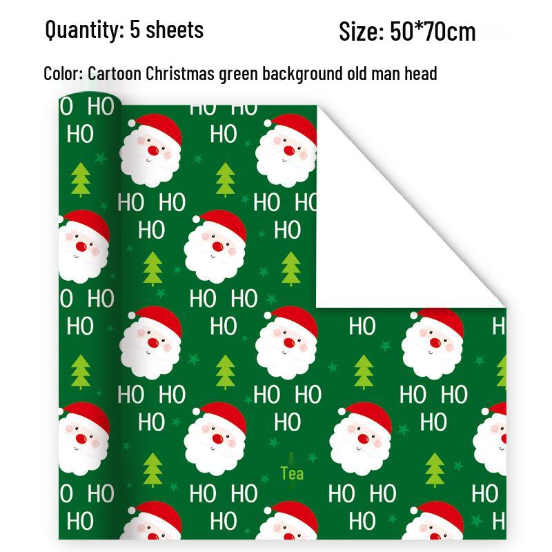 Children's Christmas Toy Wrapping Paper with Cartoon Gift Boxes and Handmade Paper Shoe Box for Holiday Celebrations
