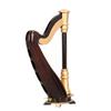 Mini Harp Model Musical Instrument Replica Home Office Table Decoration Ornament MG‑253
