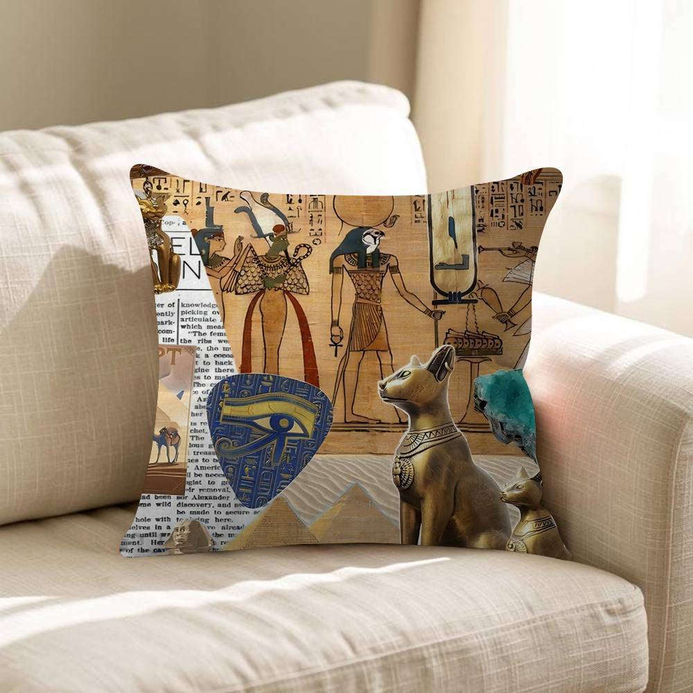 Altes Ägypten Kunst Kissen Anime Kissen Sofa Bett Kopfkissenbezug Kissenbezug Mode