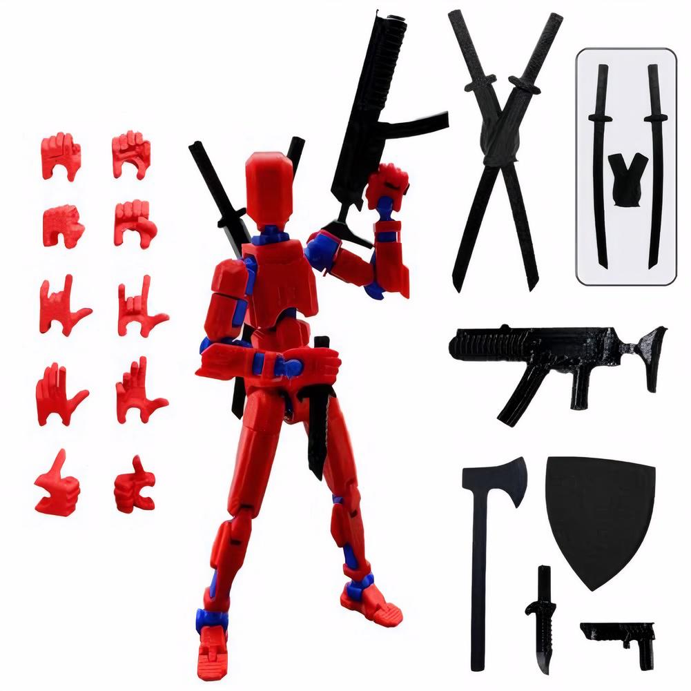 Dummy 13 Action Figure Titan Multi-Articular Robot Toys 3D Printer Movable Anime Figure Stress Relief Decompression Toy For Boy