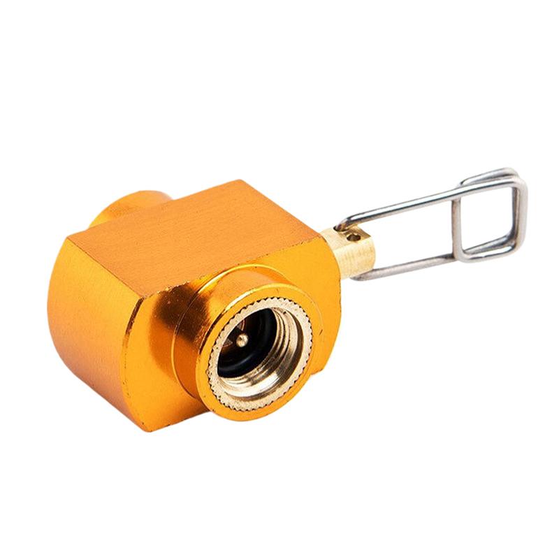 Stove Propane Refill Adapter Flat Tank Conversion Adapter Gas Filling Butane Butane Cylinder Tank Gas Burner Camping Equipment