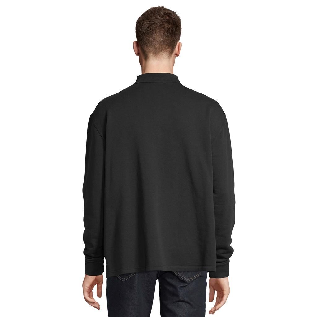 Unisex Adult Heritage Polo Neck Sweatshirt