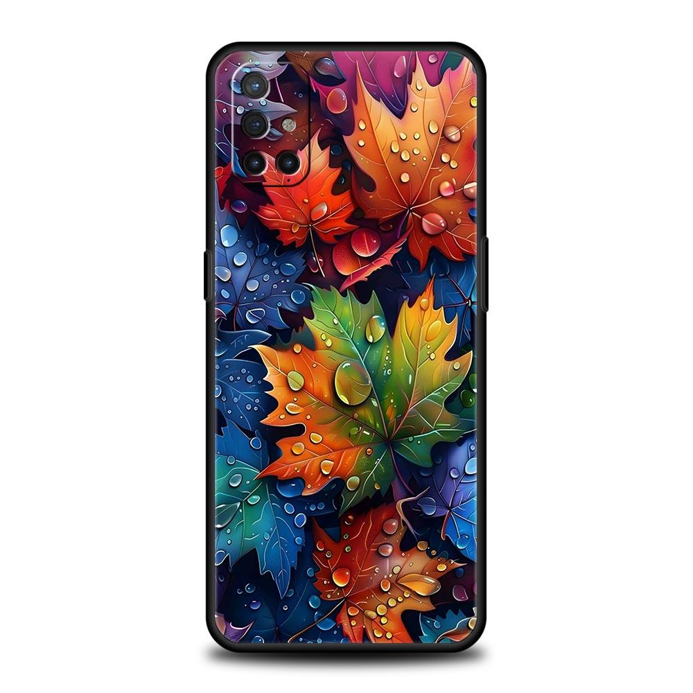 

Phone Case For Oneplus 13R 13 12 10T 11 R10 Nord N100 N200 N10 9 9R CE 2 3 Z Pro Lite 5G Soft TPU Cover Cartoon Leaf Fundas Bags OnePlus Nord