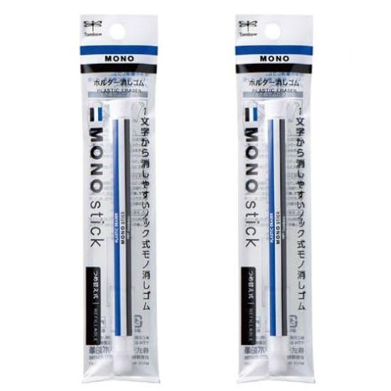 

из Tombow Карандаш Ручка Ластик МОНО Моно Палочка Моно Цветной Тип МОНО Держатель Стрик Моно [Набор 2] (Ручка-ластик) (СКК-121А) (2 Цвет)