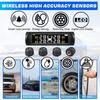 Solar Car TPMS Tire Pressure Sensor 1PC Overpressure Alarm Anti-explosion Auto Accessory for Long Distance Driving