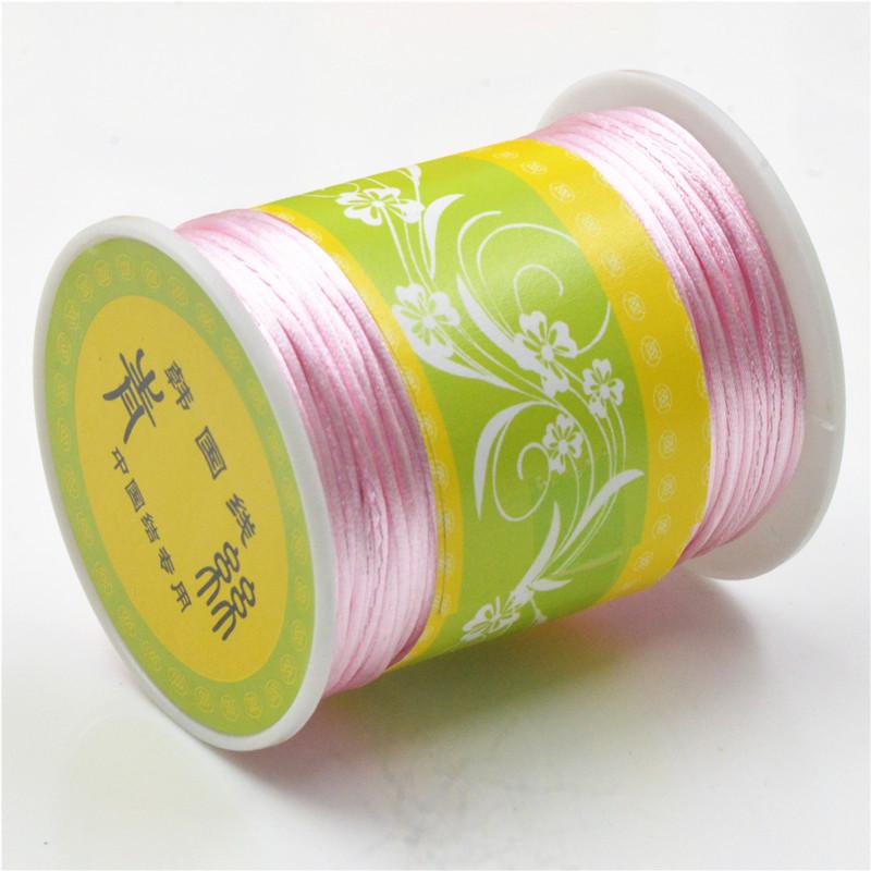 Line 7, Chinese Knot Silk Red Thread, Woven Bracelet Thread, 80 Meters Per Roll