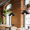 Iron Retro Black Modern Loft Chandelier: Single Head Industrial Lamp for Restaurants, Bars, Hotels, and More