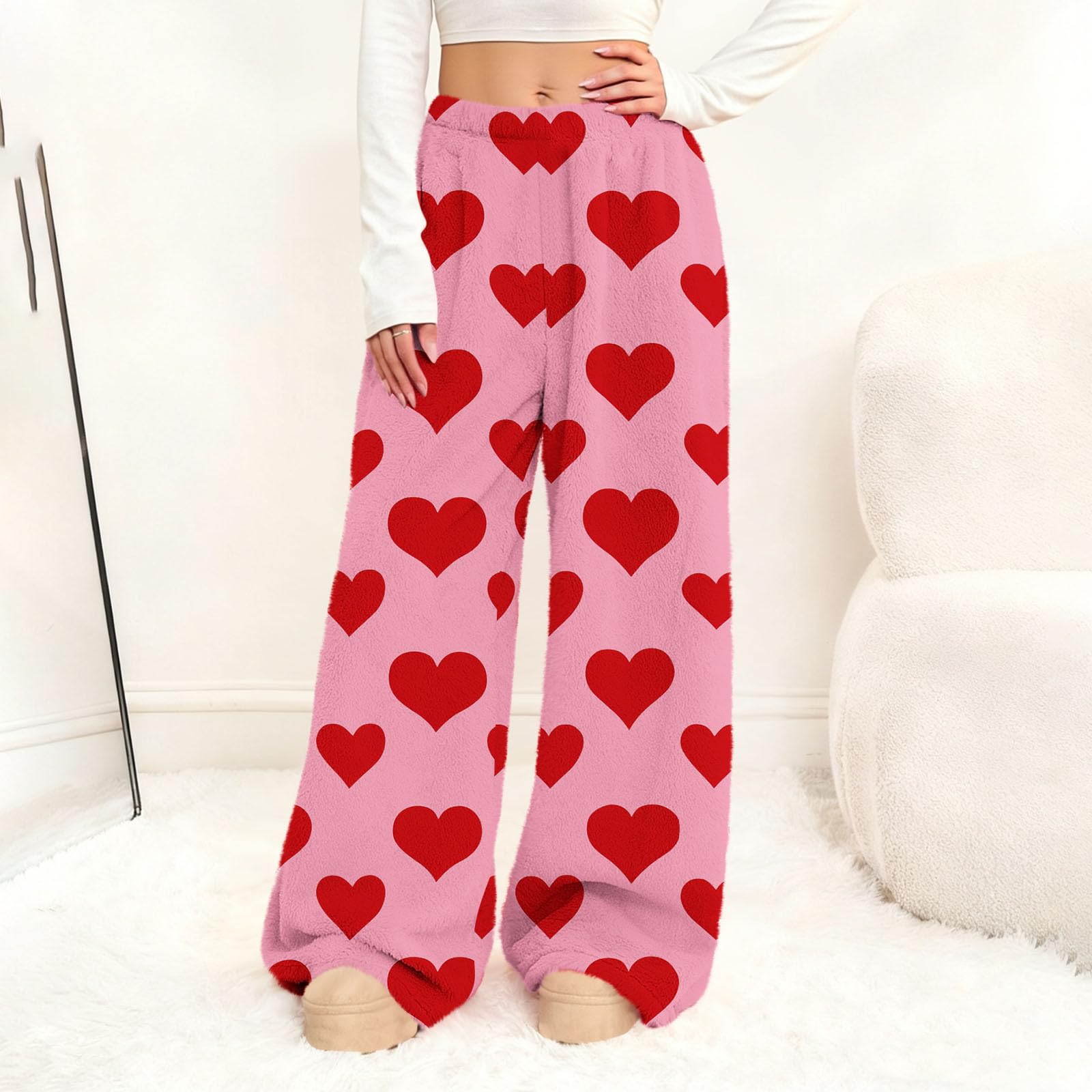 

Women s Casual Fashion Print Loose Straight-Leg Pants XL