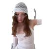 Beanie: Fishnet Lace Skullcap - Summer Thin Style for Millennial Hot Girl Subculture