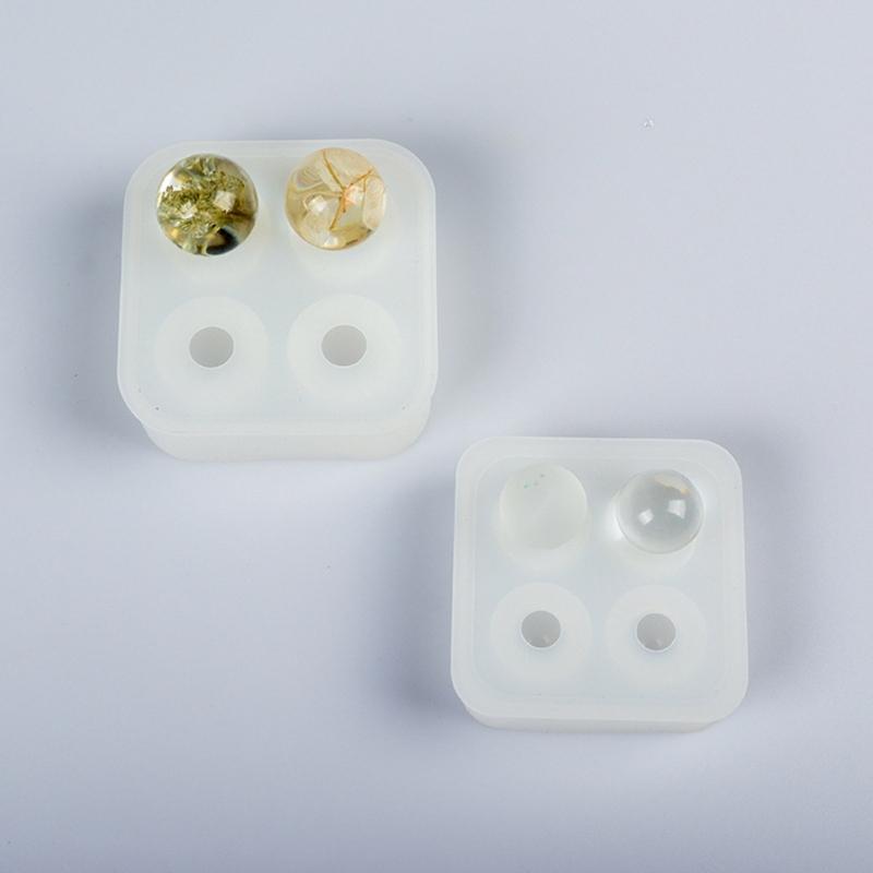 3D Small Round Ball Silicone Molds Epoxy Resin Mold DIY Craft Keychain Bracelet Mold Handmade Jewelry Making Tool