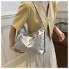 Korean Style Bowknot Faux Leather Bucket Bag for Women, Soft Single Shoulder Hobo Purse, Chic Casual Crossbody Handbag