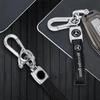 EJK4  2025 Hot New Leather Car Keys Chain Rings Buckle Holder KeysChain For Mercedes benz W203 W204 W205 W210 W211 W212 W164 W176 CLA
