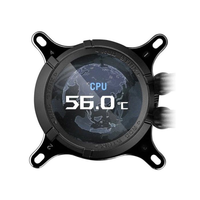 Refroidissement liquide - asus - rog strix lc iii 360 argb lcd - 120 mm - 80,95 cfm - 31 db