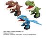 3 Pcs Dinosaur Action Figures with Movable Mouths Funny Finger Dino Toys for Kids Dinosaur Figure Chomp Toy Gifts for Halloween Easter Christmas