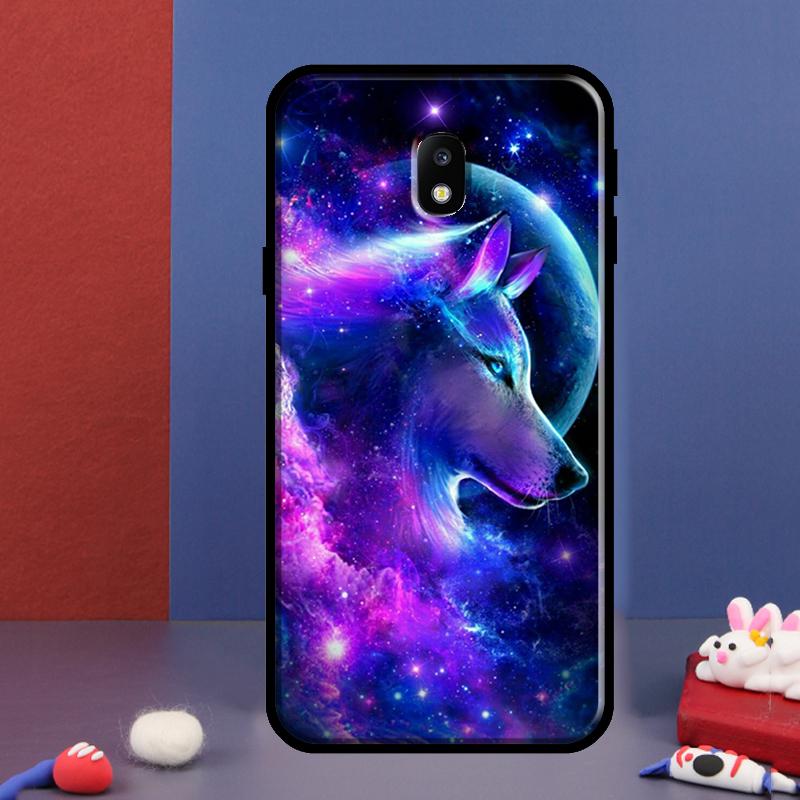 Custodia carina Galaxys Wolf per Samsung J4 J6 Plus J8 A6 A7 A8 A9 2018 J7 J5 J3 2017 A3 A5 J1 2016 Copri Telefono