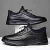 Mode Leder Herren Business Casual Schuhe Atmungsaktiv Bequem Rutschfest Vielseitige Schuhe Slipper Herren Sneaker Chaussures Homme2025