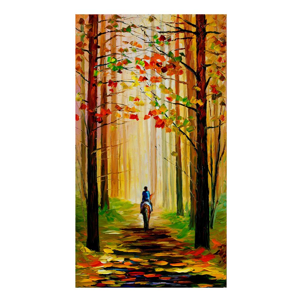 Modern Abstract Aesthetics Wall Art Color Leaf Tree HD Oil on Canvas Posters and Prints Home Bedroom Living Room Decoration Gift