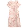 Letní elegantní šaty pro ženy plus size ležérní s krátkým rukávem dlouhé šaty letní vintage oblečení