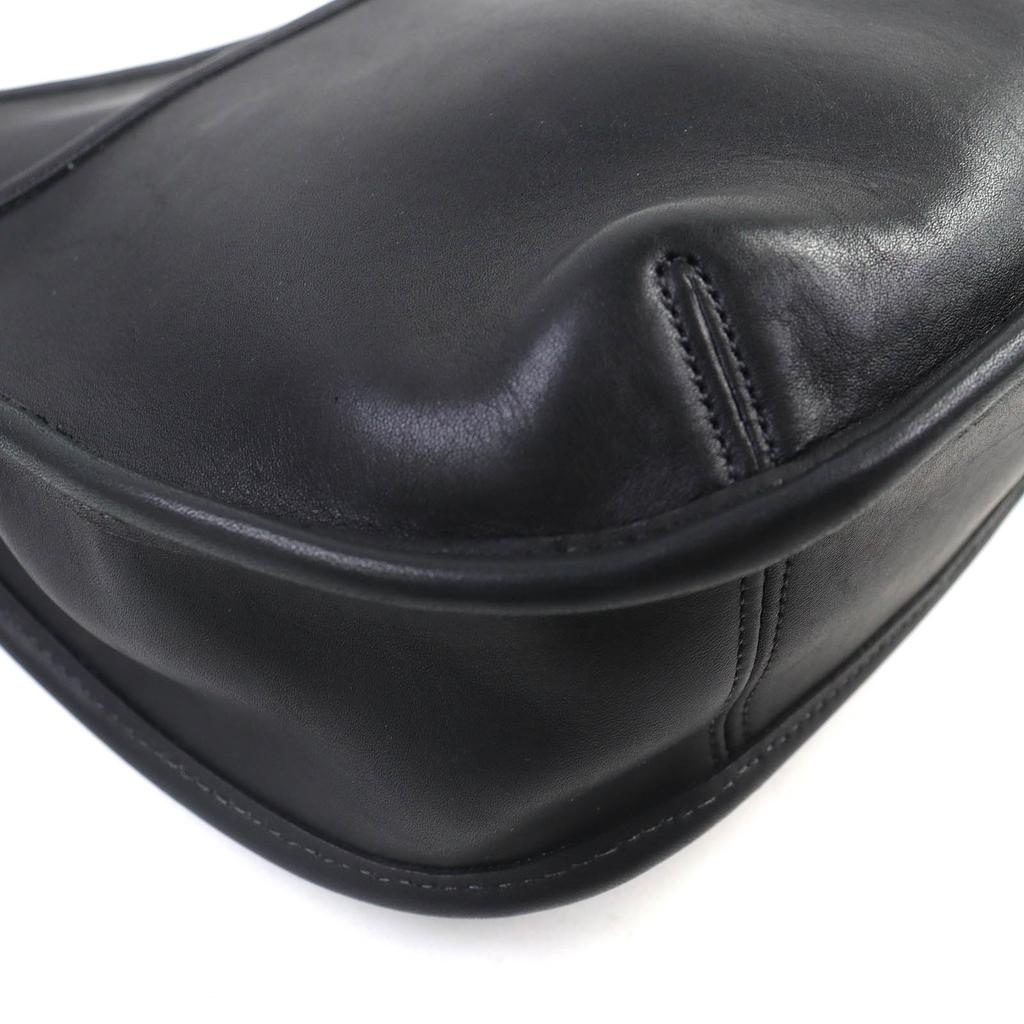 Coach Shoulder Bag Ergo Old Coach Leather One Shoulder Bag Black 9033 Used