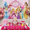 Princess Themed Backdrop - Birthday Photography Background - Party Decoration