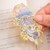 Ocean Theme Bookmark Elegant Metal Bookmark Marine Animals Bookmark  For Gift For Friends Reading Study
