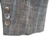 Lanvin Linen Tailored Jacket R48-45 Gray Men's Used