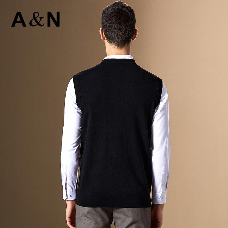 Antonio Men's V-Neck Wool Cashmere Sweater Vest
