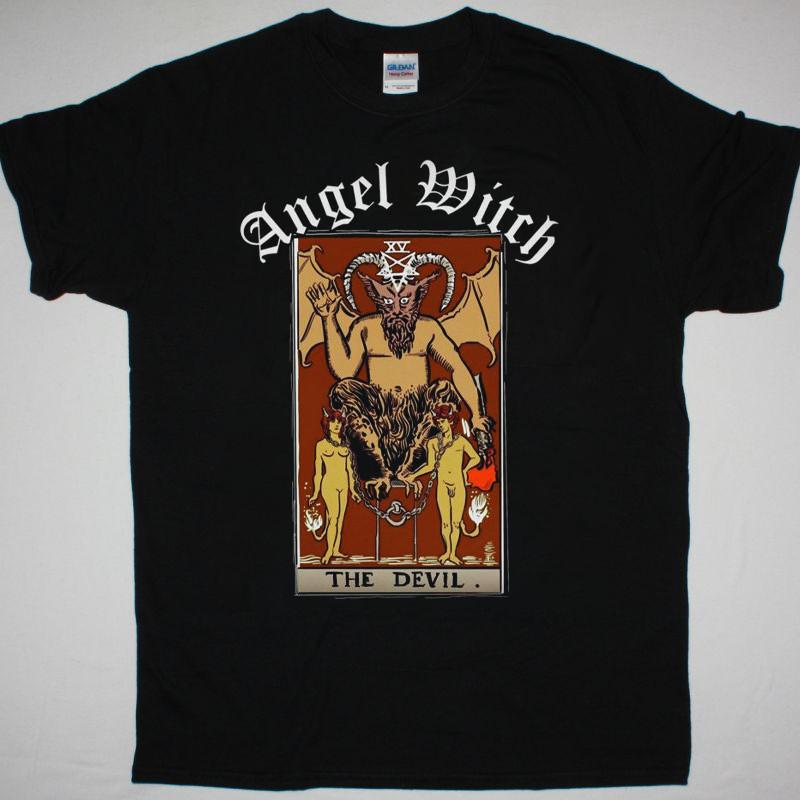 

Vintage Angel Witch Band The Devil Cotton Shirt Unisex Concert S to 5XL TR393 Unisex T-Shirt S