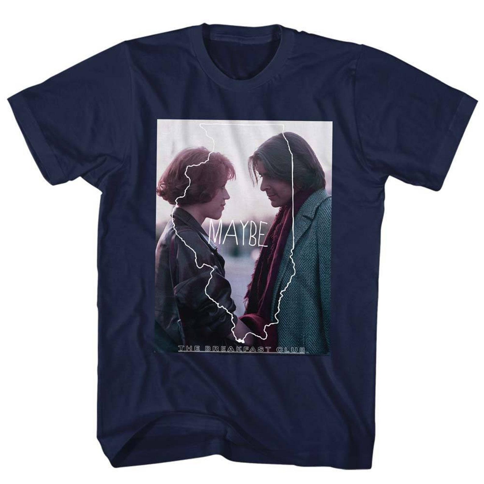 Breakfast Club Maybe Navy Adult T-Shirt 3XL
