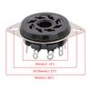 New 1PC 8pin Octal Bakelite Tube Socket Base S8WPF For CV181 5881 6SN7 KT88 EL34 6550 6SL7 KT66 6CA7 5AR4 Vacuum Tube Amplifier