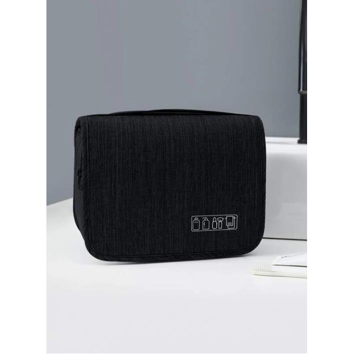 Men's and Women's Waterproof Travel Cosmetic Bag Large Black Organizer XXL