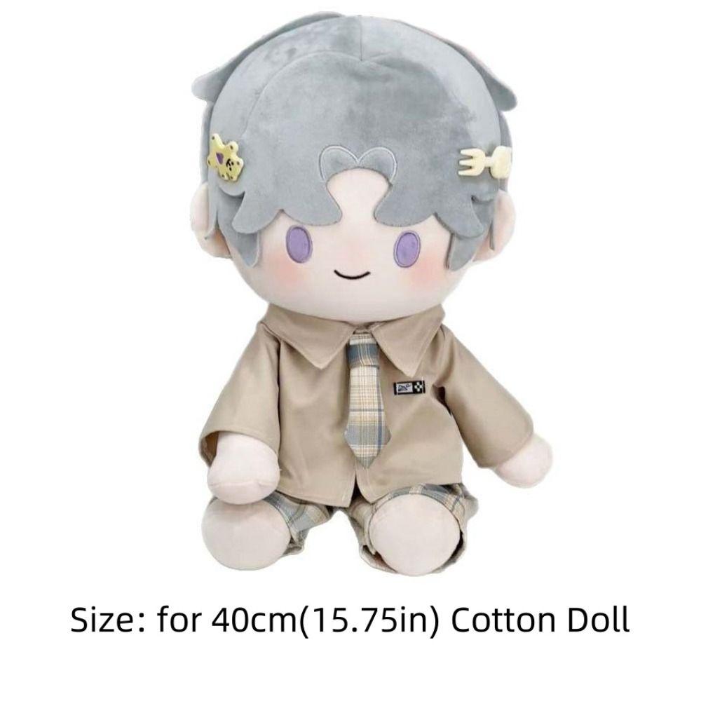 Dress Up Doll Shirt Pants JK Uniform Cotton Doll Outfit 40cm Cotton Doll Clothes Dressing Game
