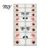 Spooky Nail Stickers Halloween Glow-in-the-Dark Stickers, Gothic Spider Web Ghost Manicure Decorative Art Decoration Decals, Accessories for