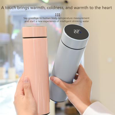 Sticlă de apă Thermos inteligentă de 200 ml Afișare inteligentă a temperaturii Baloane de vid din oțel inoxidabil Termos cu cană cu filtru