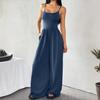 Women's Clothing 2026 Spring/Summer New Sexy Casual Style Camisole Wide-Leg Jumpsuit