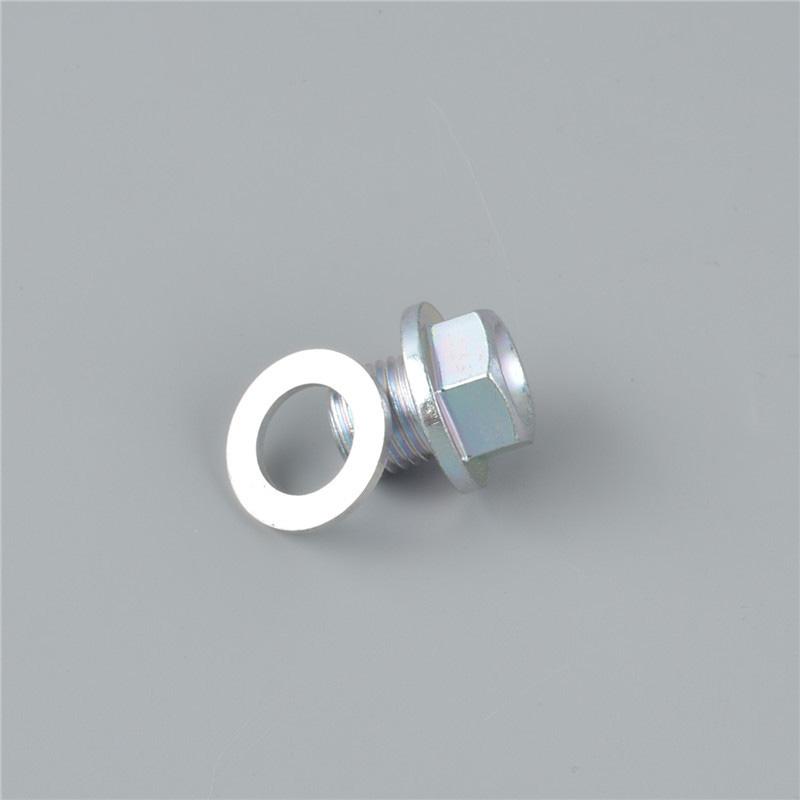 Oil Drain Plug with Seal/Gasket Locking Screw Oil Sump for Honda Odyssey Civic Fit SDL CRV