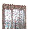 Talos Home Textile Blumen bestickte luxuriöse 3D-Fenstervorhänge aus Stoff, transparenter Tüll-Vorhang