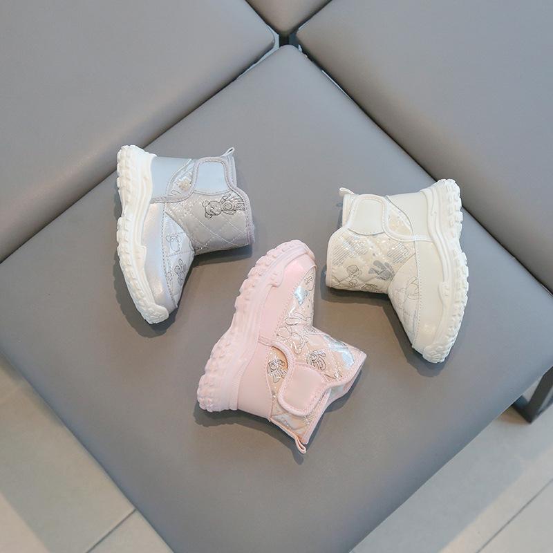 Child Boots Winter Girl Sports Shoe Simple Princess Snow Boot Versatile and Comfortable Children's Autumn Boots