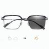 Vintage Square Sunglasses Women Men Anti Blue Light Rectangle Sun Glasses Female Eyewear Pochromic for Male Female Eyeglasses