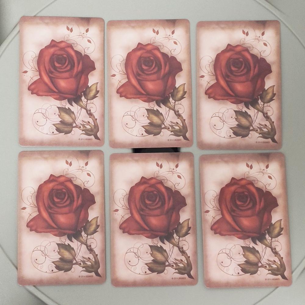 Under The Roses Lenormand Deck A Charming 40-card Petit Lenormand Deck Presented with Delicate Sepia- Toned Illustrations 9*6cm