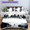 3pcs Fast and Furious Pattern Bedding Set Duvet Cover Set Includes Duvet Cover &pillowcases, Perfect All Season Bedroom Decoration & Gift