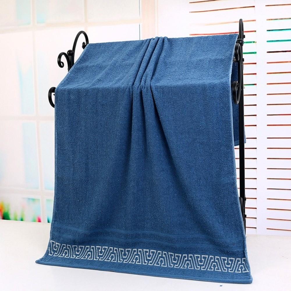 Fashion Cotton Bath Towel Skin-friendly Fabric Comfortable Extra Large Towel Non-Shedding Absorbent Towel Body Wash